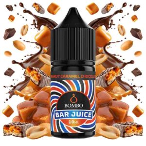 AROMA PEANUT CHOCOLATE CARAMEL 10ml LONGFILL BAR JUICE BOMBO