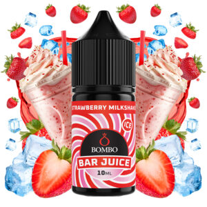 AROMA STRAWBERRY MILKSHAKE ICE 10ml LONGFILL BAR JUICE BOMBO