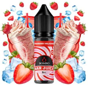 AROMA STRAWBERRY MILKSHAKE ICE 5ml LONGFILL BAR JUICE BOMBO