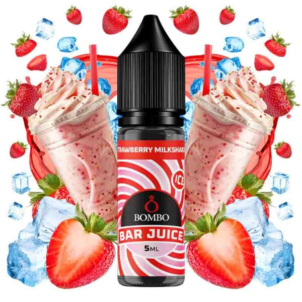 AROMA STRAWBERRY MILKSHAKE ICE 5ml LONGFILL BAR JUICE BOMBO 1 AROMA STRAWBERRY MILKSHAKE ICE 5ml LONGFILL BAR JUICE BOMBO