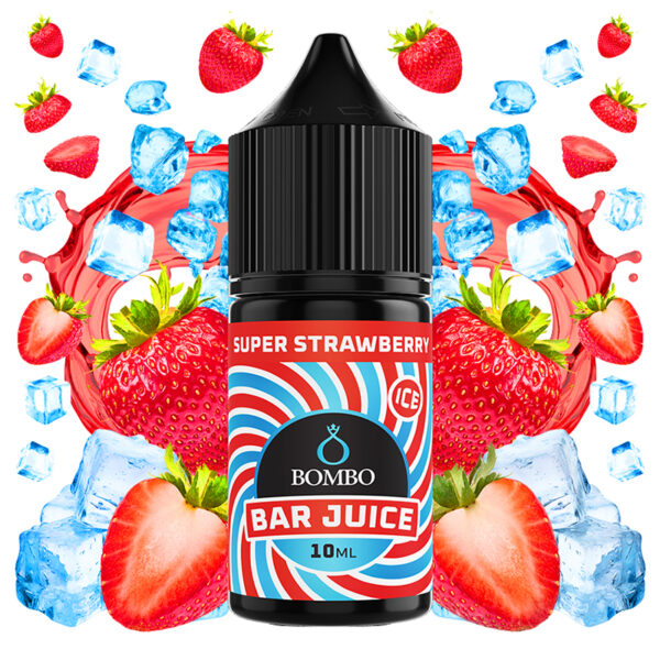 AROMA SUPER STRAWBERRY ICE 10ml LONGFILL BAR JUICE BOMBO