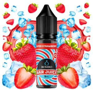 AROMA SUPER STRAWBERRY ICE 5ml LONGFILL BAR JUICE BOMBO