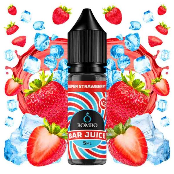 AROMA SUPER STRAWBERRY ICE 5ml LONGFILL BAR JUICE BOMBO