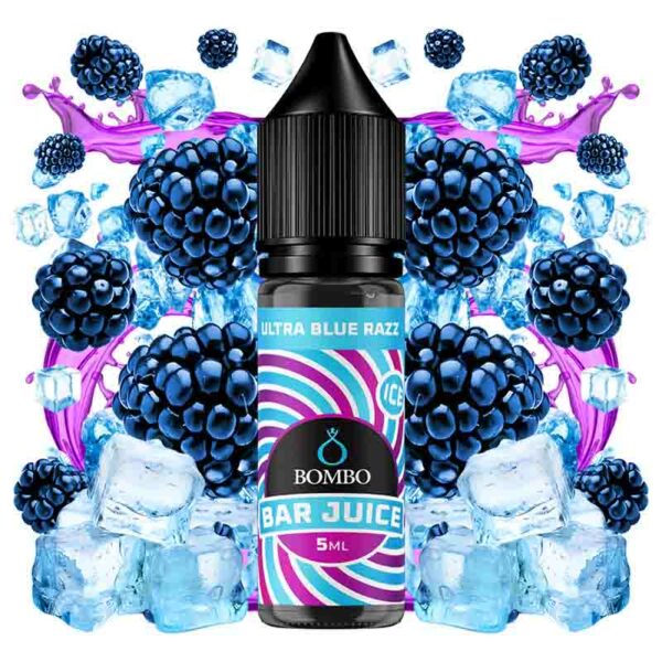 AROMA ULTRA BLUE RAZZ ICE 5ml LONGFILL BAR JUICE BOMBO
