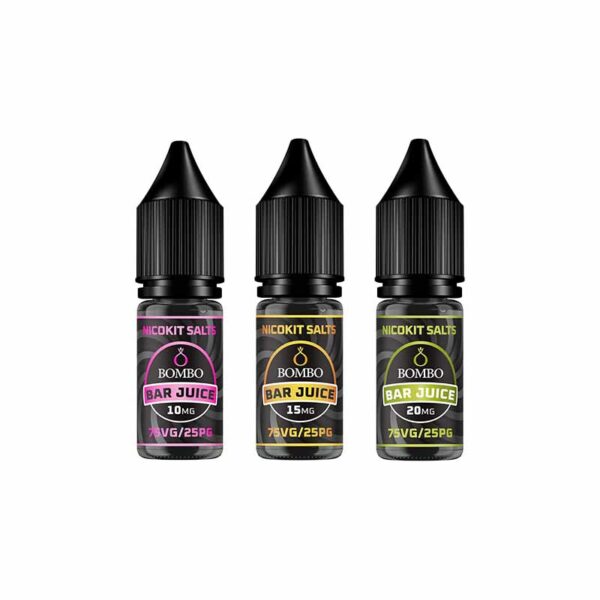 Nicokit Sales De Nicotina 75vg/25pg Bombo Bar Juice 2 Nicokit Nicotina 75VG/25PG Bombo Bar Juice