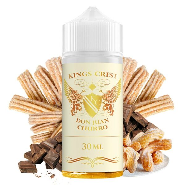 AROMA DON JUAN CHURRO 30ml LONGFILL KINGS CREST 1 AROMA DON JUAN CHURRO 30ml LONGFILL KINGS CREST