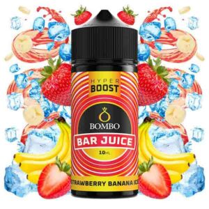 AROMA BANANA STRAWBERRY ICE 10ml LONGFILL BAR JUICE BOMBO