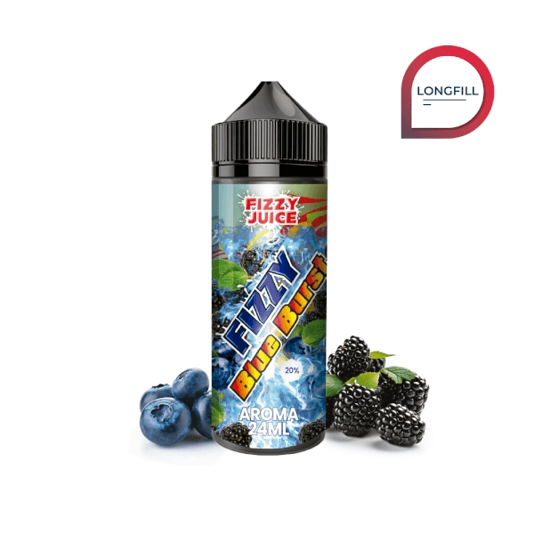 AROMA BLUE BURST LONGFILL 24ml 120ml FIZZY JUICE 1 AROMA BLUE BURST LONGFILL 24ml 120ml FIZZY JUICE