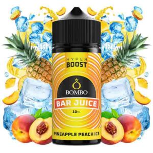AROMA PINEAPPLE PEACH ICE 10ml LONGFILL BAR JUICE BY BOMBO