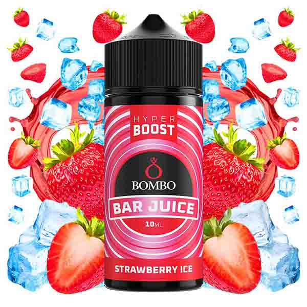 AROMA STRAWBERRY ICE 10ml LONGFILL BAR JUICE BY BOMBO 1 AROMA STRAWBERRY ICE 10ml BAR JUICE BY BOMBO