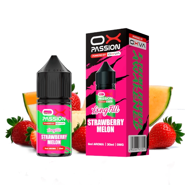AROMA STRAWBERRY MELON 6ml LONGFILL 30ml OXVA PASSION 1 AROMA STRAWBERRY MELON 6ml LONGFILL 30ml OXVA