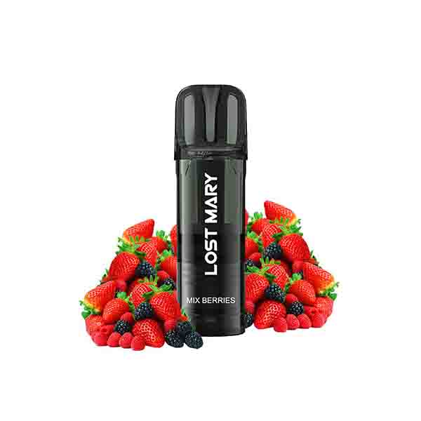 CARTUCHO TAPPO PRO MIX BERRIES 20mg LOST MARY 1 CARTUCHO TAPPO PRO MIX BERRIES 20mg LOST MARY