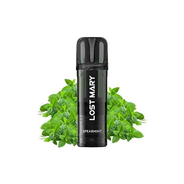 CARTUCHO TAPPO PRO SPEARMINT 20mg LOST MARY 1 CARTUCHO TAPPO PRO SPEARMINT 20mg LOST MARY