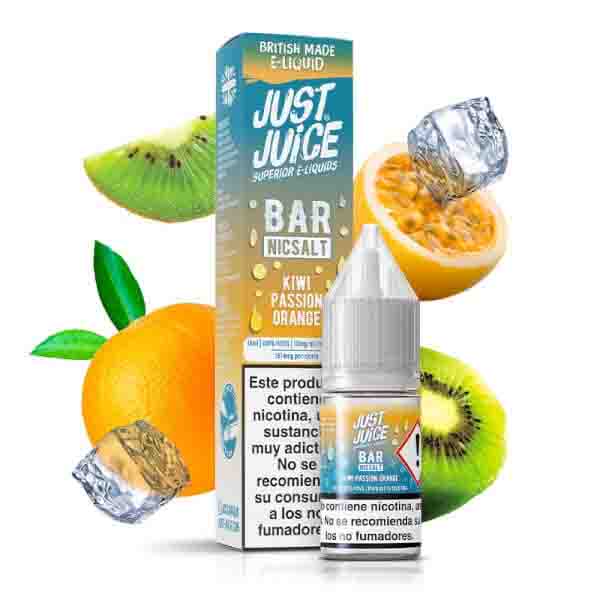 KIWI PASSION ORANGE JUST JUICE 10ml SALTS 1 KIWI PASSION ORANGE JUST JUICE 10ml SALTS