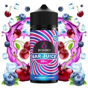AROMA BLUEBERRY CHERRY ICE 20ml BAR JUICE BY BOMBO