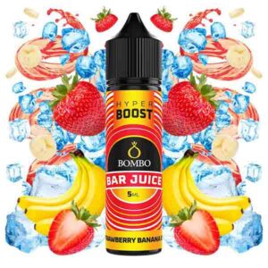 AROMA STRAWBERRY BANANA ICE 5ml LONGFILL 60ml BOMBO BAR HYPE