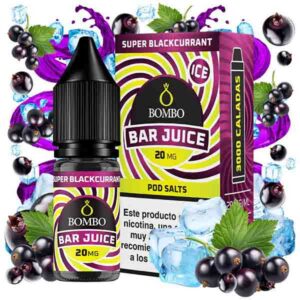 SUPER BLACKCURRANT ICE 10ml - BAR JUICE BY BOMBO