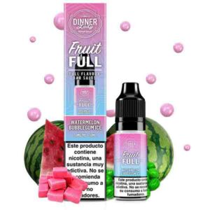 WATERMELON BUBBLEGUM ICE 10ml 20mg DINNER LADY FRUITFULL BAR